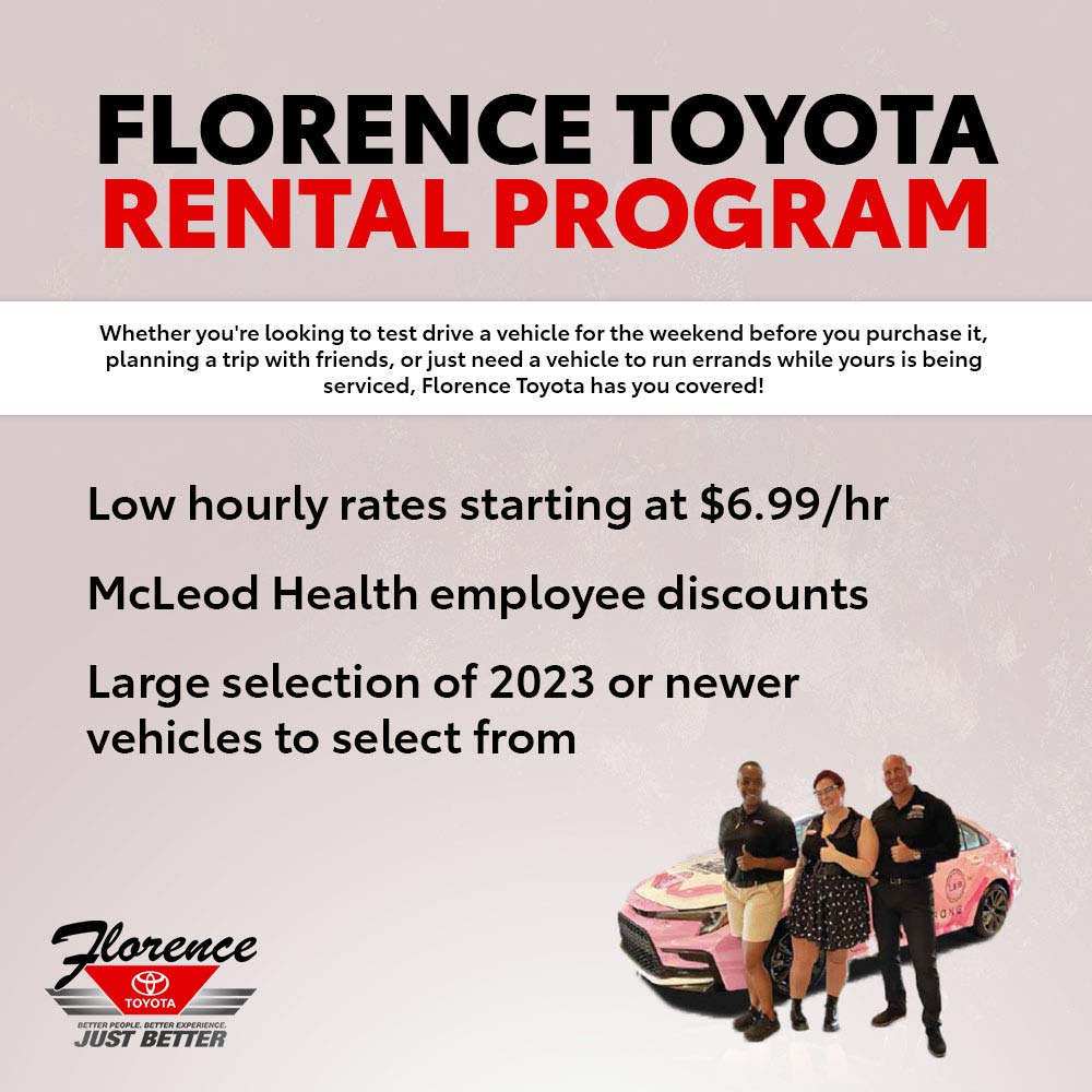 Florence Toyota Rental Program